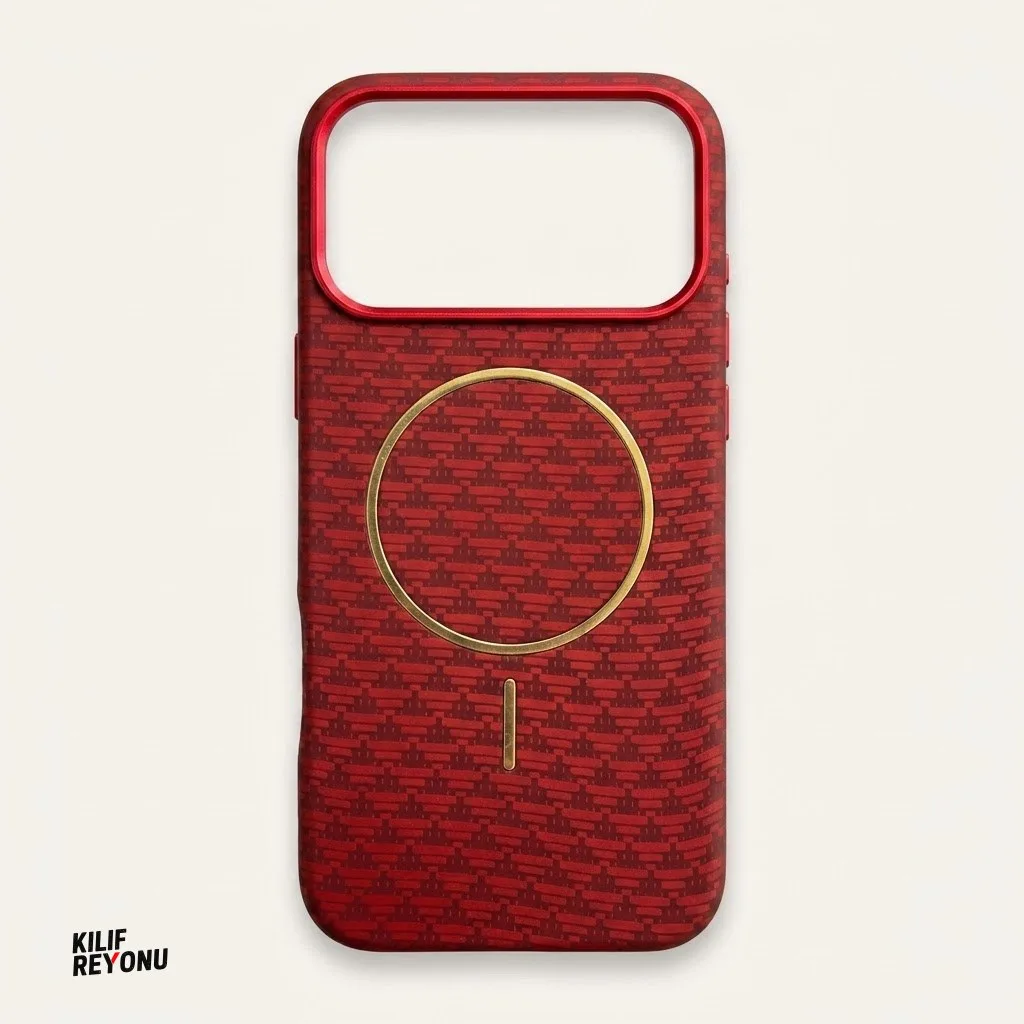 iPhone 17 Pro Max Premium Desenli MagSafe Kılıf
