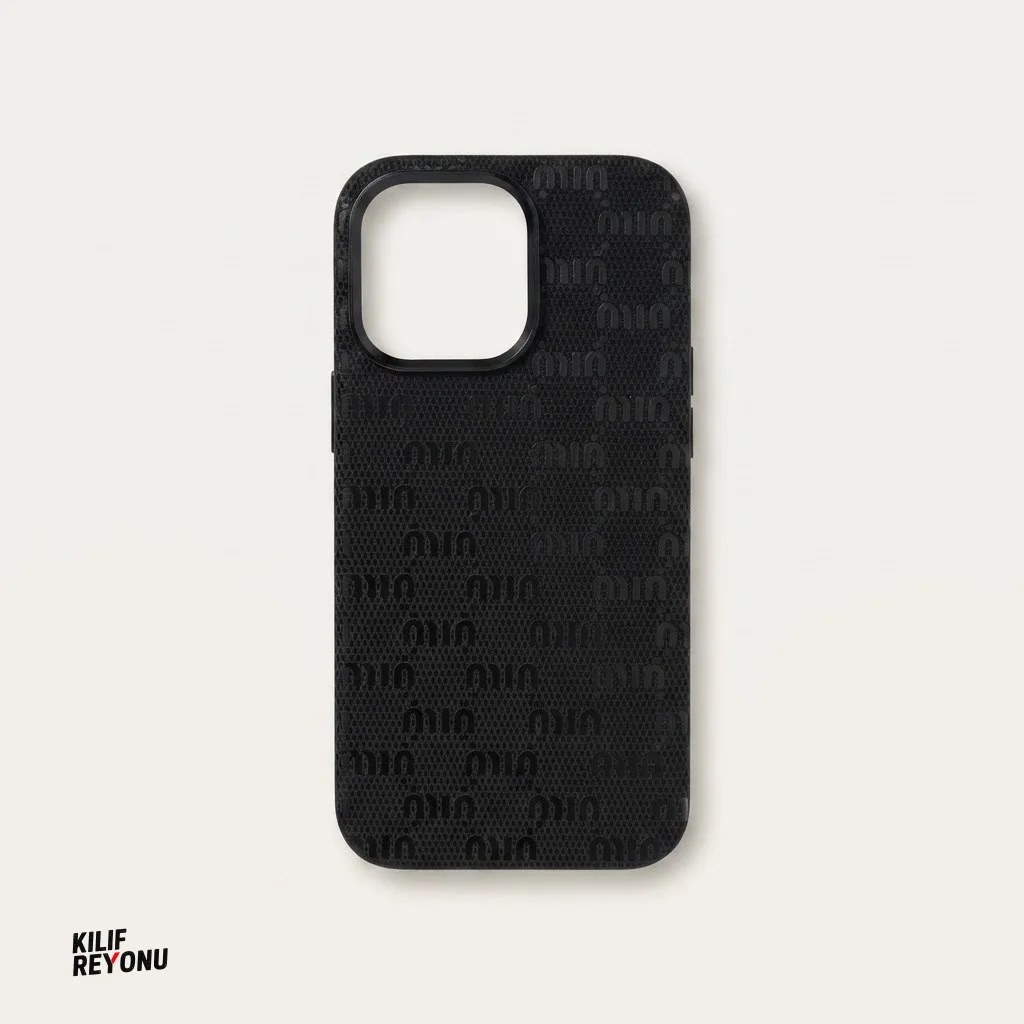 iPhone 16 Pro Max Uyumlu İtalyan Stil Monogram Desenli Premium Kılıf