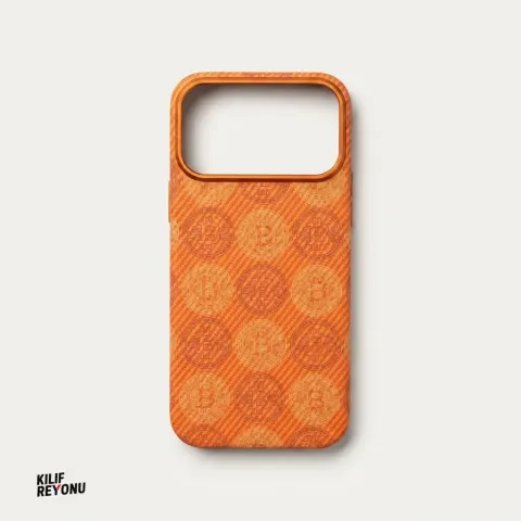 Premium Orange Carbon Racing MagSafe Kılıf