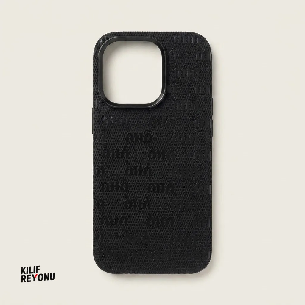 iPhone 16 Pro Uyumlu İtalyan Stil Monogram Desenli Premium Kılıf