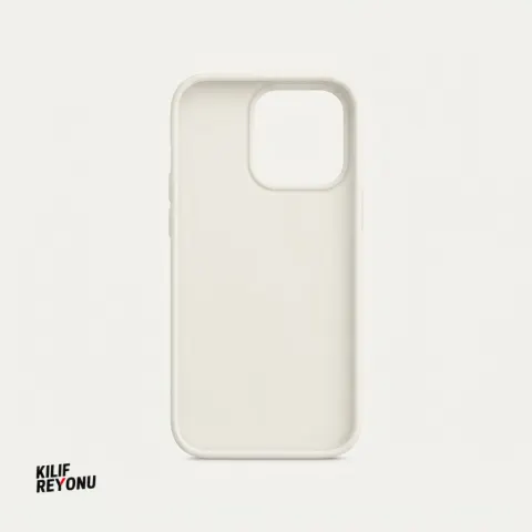iPhone 15 Pro Beyaz Crystal Shine Taşlı MagSafe Kılıf