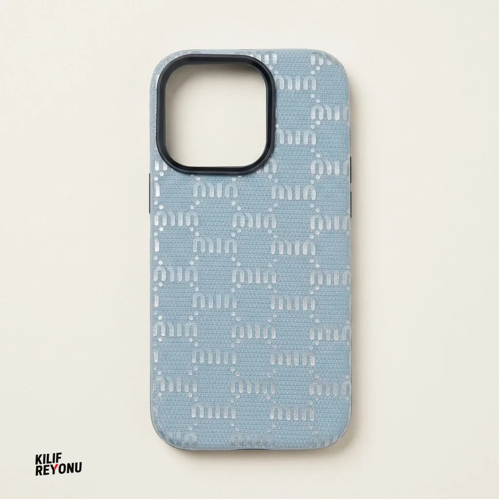 iPhone 16 Pro Uyumlu İtalyan Stil Monogram Desenli Premium Kılıf